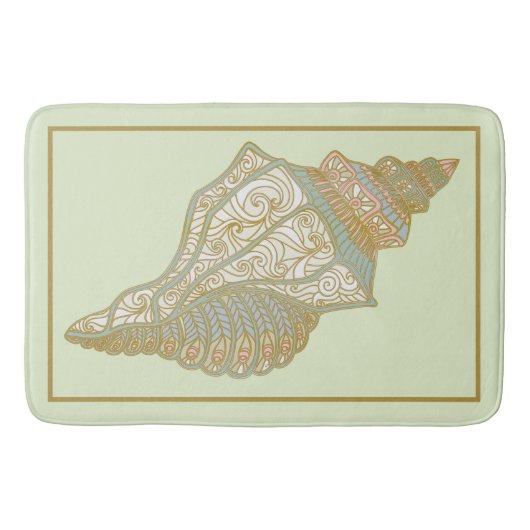Zee Shell - Ocean Beach Shells Badmat (Voorkant)