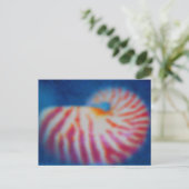 Zee Shell onder water Briefkaart (Staand voorkant)