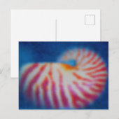 Zee Shell onder water Briefkaart (Voorkant / Achterkant)