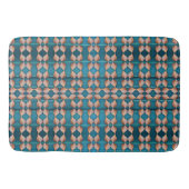 Zee Shell Pattern, blauw Badmat (Voorkant)