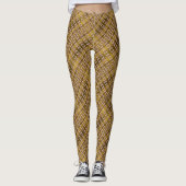 Zee Shell Pattern, Gold Leggings (Voorkant)