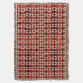 Zee Shell Pattern, Red Deken (Voorkant Verticaal)