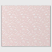 Zee Shell Roze oceaan strandpatroon Cadeaupapier (Vlak)