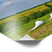 Zee Shell-scculptuur foto afdrukken (Hoek)