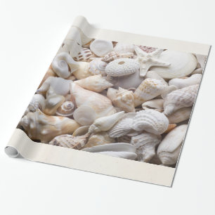 Zee Shell & Starfish Background - Beach Shells Cadeaupapier