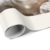 Zee Shell & Starfish Background - Beach Shells Cadeaupapier (Rol Hoek)