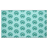 Zee Shell - Turquoise en Aqua Stof (Fat Quarter)