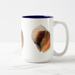 Zee Shell  Tweekleurige Koffiemok