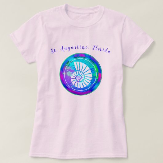  Zee Shell uit St. Augustine Florida T-shirt (Design voorkant)