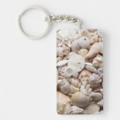 Zee Shell van Florida - Achtergrond - Aangepast ba Sleutelhanger (Voorkant)