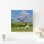 Zee Shell Wall Clock Vierkante Klok (Huis)