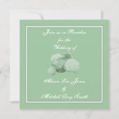 Zee Shell Wedding Invitation Kaart (Voorkant)