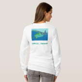 Zee shirt voor vrouwen met lange mouwen (Achterkant volledig)