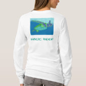 Zee shirt voor vrouwen met lange mouwen (Achterkant)