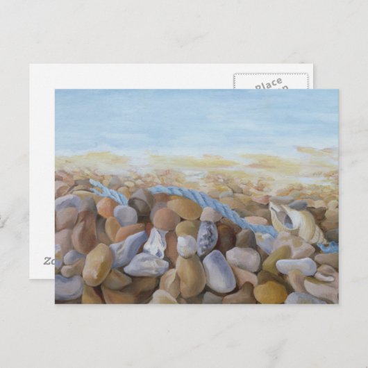 Zee Shore Briefkaart (Voorkant / Achterkant)