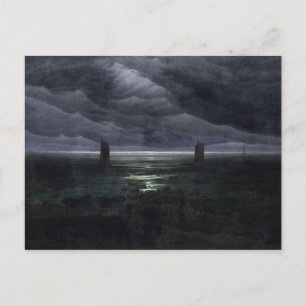 Zee Shore in Moonlight, 1835-36 Briefkaart