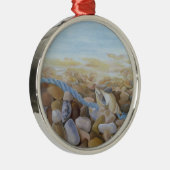 Zee Shore Metalen Ornament (Rechts)