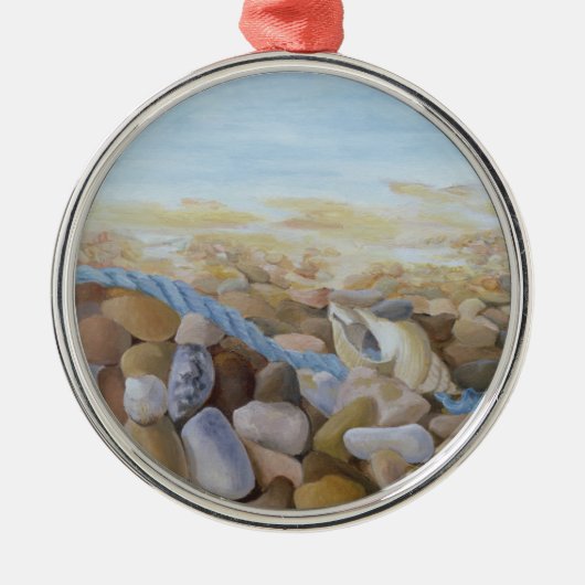Zee Shore Metalen Ornament (Voorkant)
