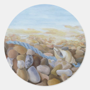 Zee Shore Ronde Sticker