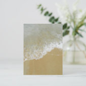 Zee Shore Tide Briefkaart (Staand voorkant)
