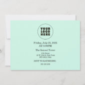 Zee Side Christmas in juli Aangepaste naam Log & t Kaart (Achterkant)