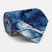 Zee sinaasappel goud voor de  stropdas (Opgerold)