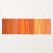 Zee Sky Clouds Sunset Elegant Sjabloon Red Sinaasa Yogamat (Voorkant (horizontaal))