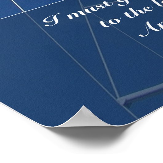 Zee & Sky Poem Ships Rigging Poster (Hoek)