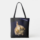 Zee Slak Shell met Barnacles Tote Bag (Achterkant)