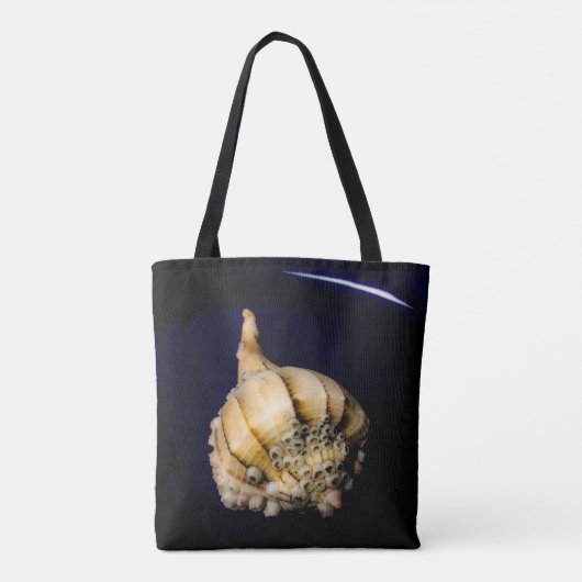Zee Slak Shell met Barnacles Tote Bag (Achterkant)