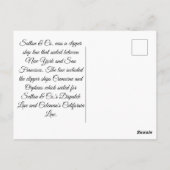 Zee Slang Klipper Zeilen Briefkaart (Achterkant)