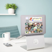 【 Zee Slug 】 je duikboekje op! Sticker (Laptop op bureau)