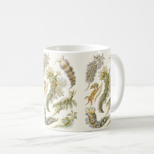  Zee Slugs en Slakken door Ernst Haeckel Koffiemok (Voorkant rechts)
