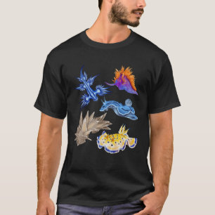 Zee Slugs Nudibranch Marine Animal Biologist Aquar T-shirt