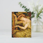 Zee Spell van Dante Gabriel Rossetti Briefkaart (Staand voorkant)