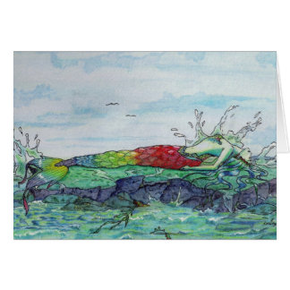 Zee Splash Mermaid Card