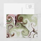 Zee Sponges Shells Seafoam Green Pink White Balls Briefkaart (Voorkant / Achterkant)