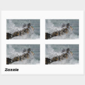 Zee Spray Rechthoekige Sticker (Vel)