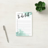 Zee Spray Waterverf Monogrammed To-Do Lijst Post-it® Notes (Kantoor)