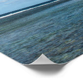 Zee Stack omringd door oceaan Poster (Hoek)