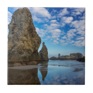Zee Stacks op Bandon Beach in Bandon, Oregon 1 Tegeltje