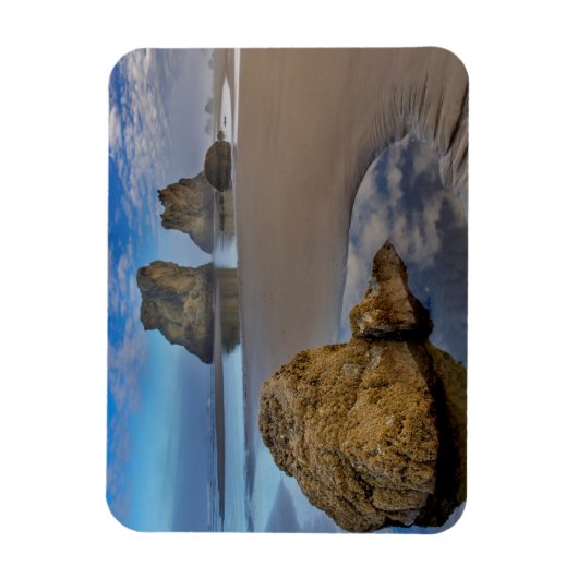 Zee stapelt zich op in Bandon in Bandon, Oregon 2 Magneet (Verticaal)