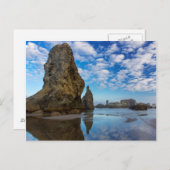 Zee stapelt zich op in de bloedband in Bandon, Ore Briefkaart (Voorkant / Achterkant)