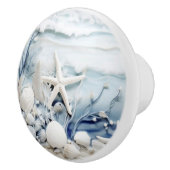 Zee Star en Shell 3D Coastal Keramische Knop (Rechts)