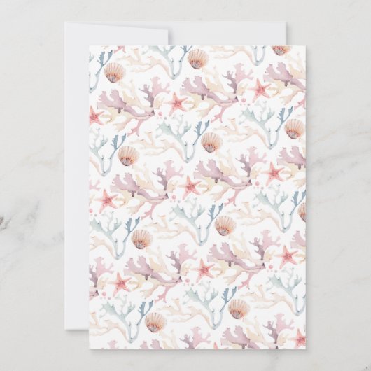 Zee Star | Uitnodiging voor een repetitiediner (Achterkant)