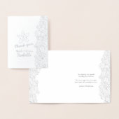 Zee Starfish Beach bruiloft metalic Dank u Folie Kaarten (Display)