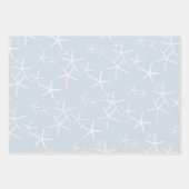 Zee stars Patroon Bleke kleuren ompakken Papier Inpakpapier Vel (Voorkant)