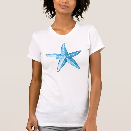 Zee Stars, sealife graphic T-shirt (Voorkant)