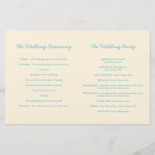 Zee ster en zwamblauw - trouwprogramma ' s voor cr (Achterkant)