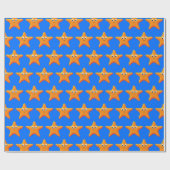 Zee Ster Sterren Patroon Cadeaupapier (Vlak)